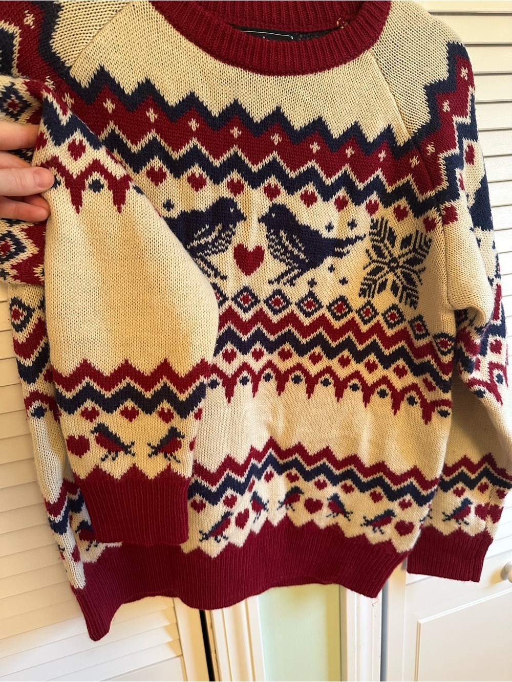 Kiel James Patrick Lovebird Fair Isle Sweater - Picture 6 of 6